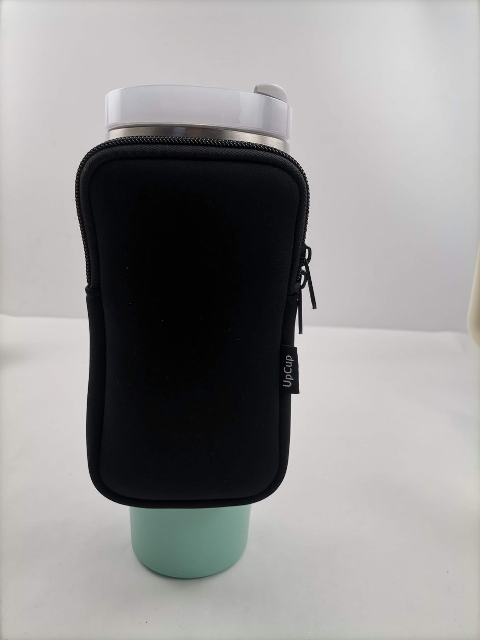 BLACK - Personalized Bottle Pouch